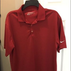 Nike Golf Dri-Fit pull over golf shirt